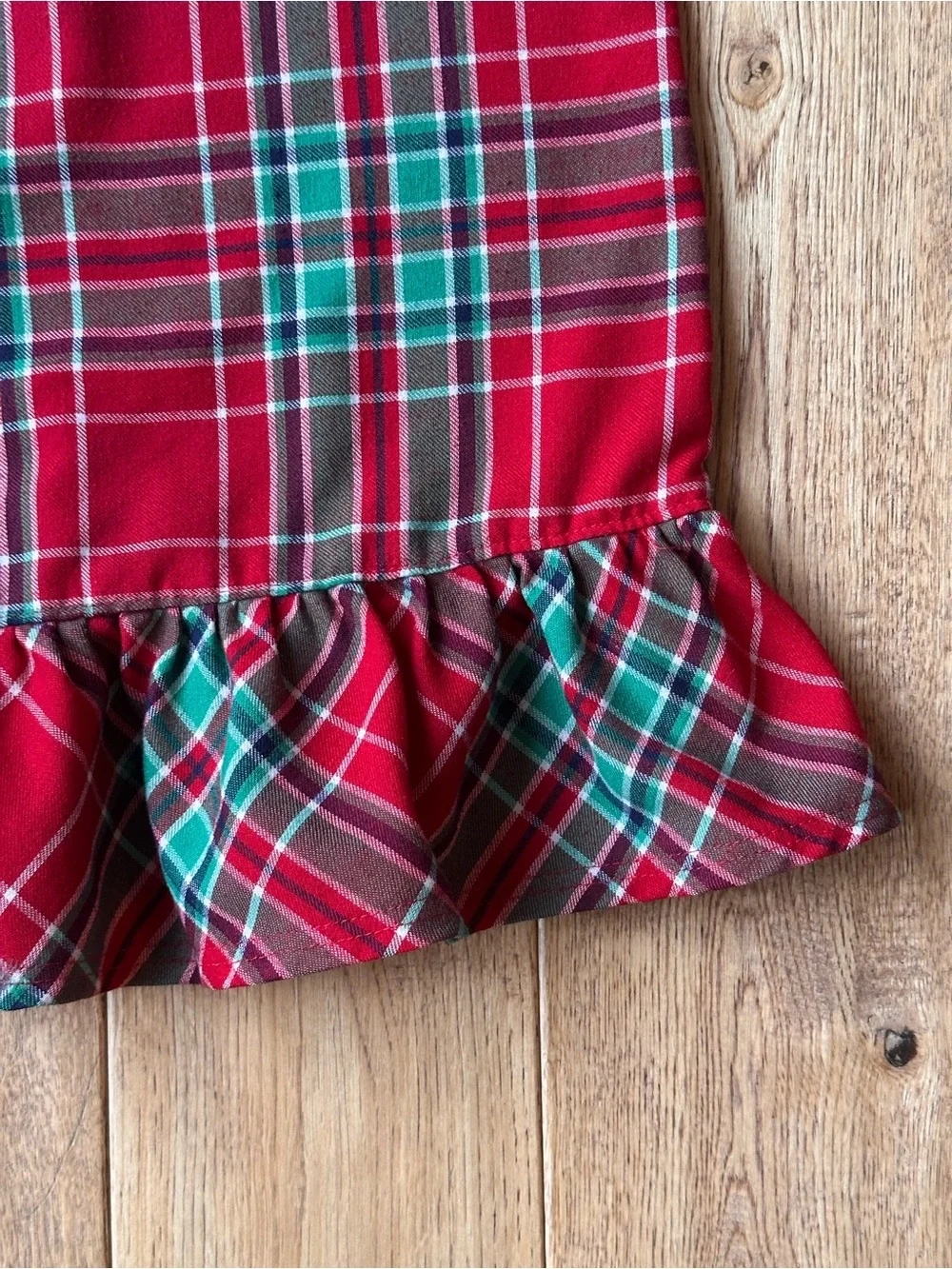 Gymboree Holiday Plaid Nightgown size Medium 7-8